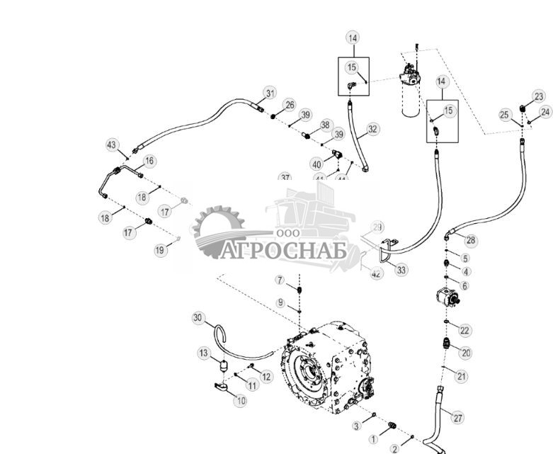 Гидравл. линии блокировки дифференциала - ST3200 42.jpg